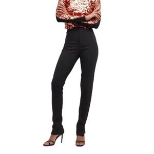 New Symthe High Waisted Side Slit Pant - Black